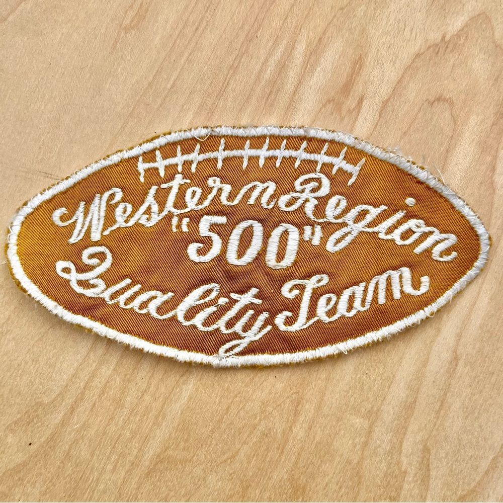 Western Region‎ "500" Quality Team Vintage Football Patch
